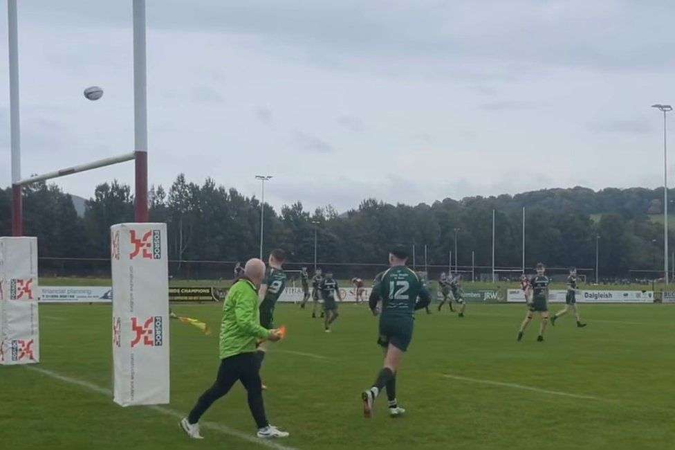 Hawick rugby team throws away win with bizarre own goal