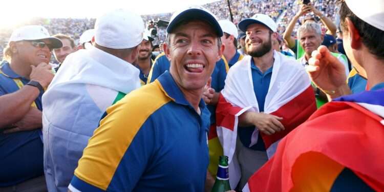 Rory McIlroy sets new career goal after helping Europe beat America to win Ryder Cup