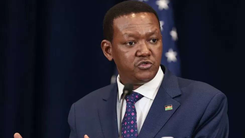 Kenya's Foreign Minister Alfred Mutua demoted in Ruto cabinet reshuffle