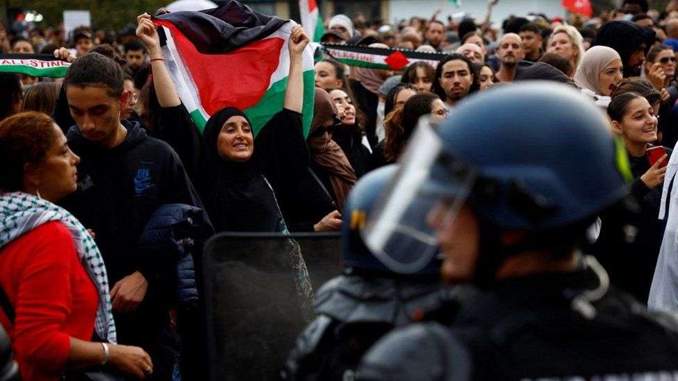 French police break up pro-Palestinian demo after ban