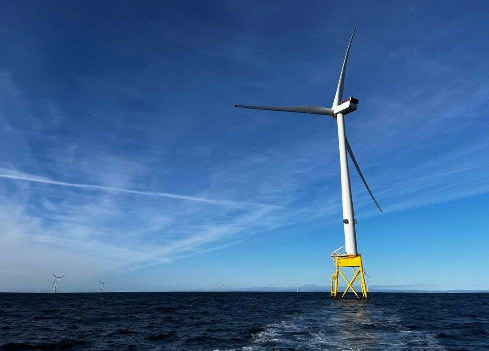 Scotland’s biggest offshore wind farm at full power