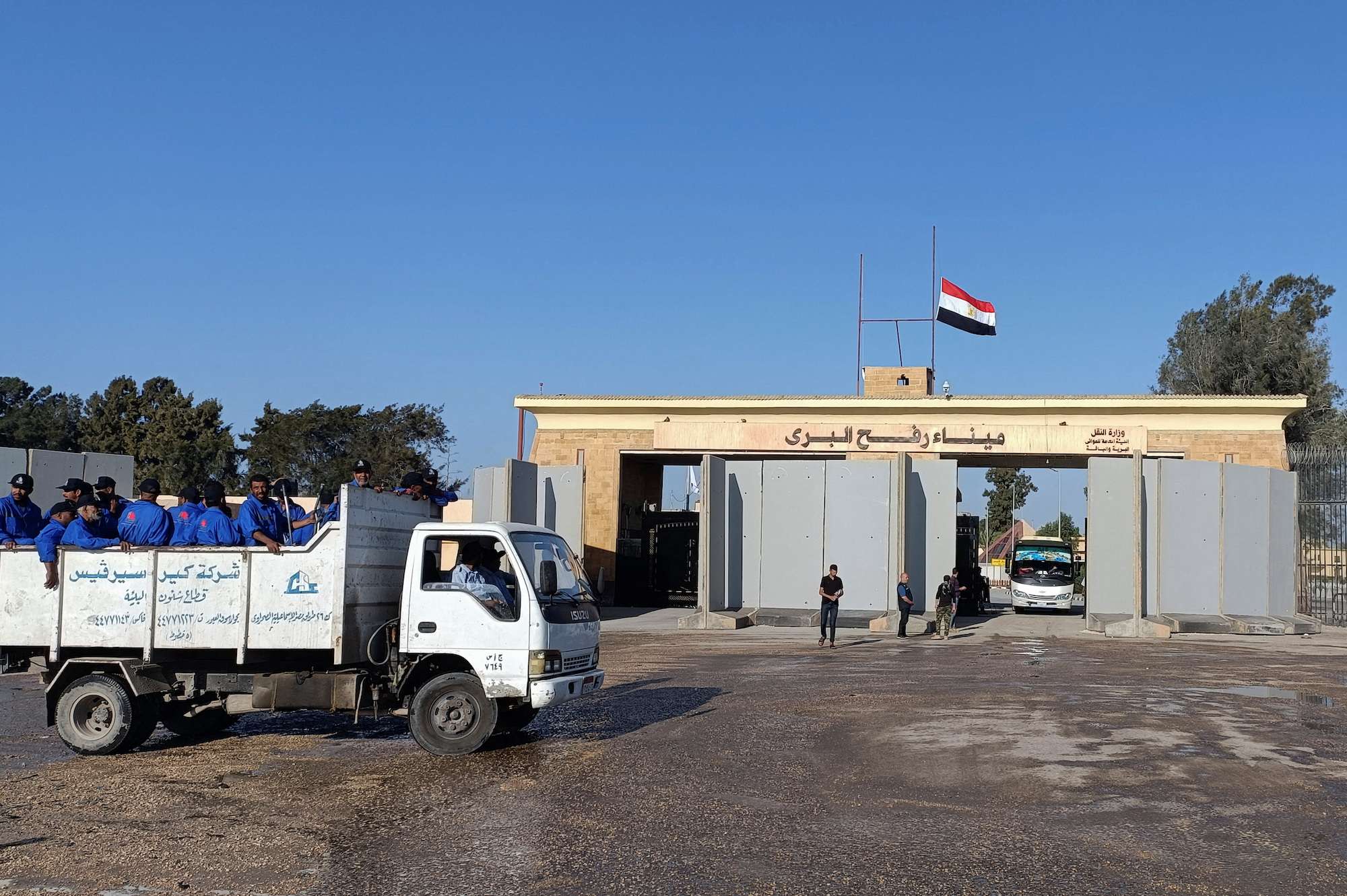 Rafah Crossing will open for aid delivery Friday morning, Egypt's state-affiliated media reports