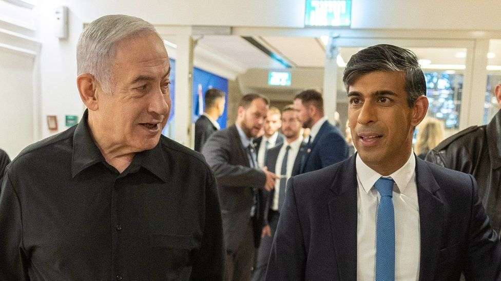 Rishi Sunak vows to stand with Israel in 'darkest hour'