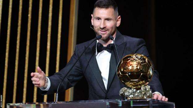 Lionel Messi wins eighth award, beating Erling Haaland to trophy