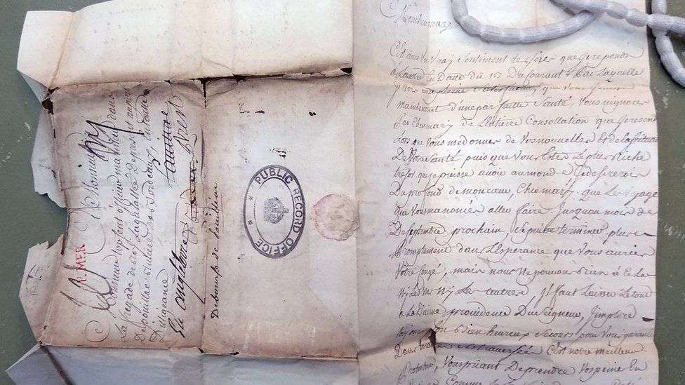 Letters from Seven Years' War opened 250 years later