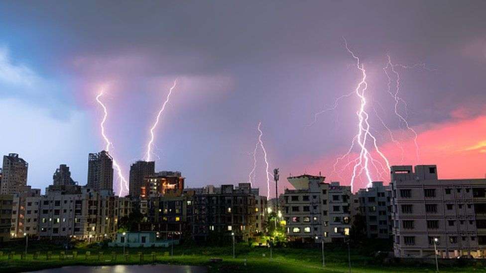 Lightning and hailstorms kill 24 in western India