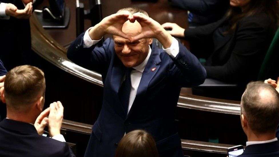 Donald Tusk elected as Polish prime minister