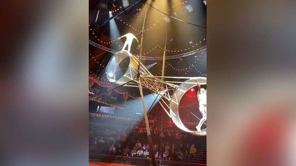 Great Yarmouth circus show stopped after acrobat falls from height