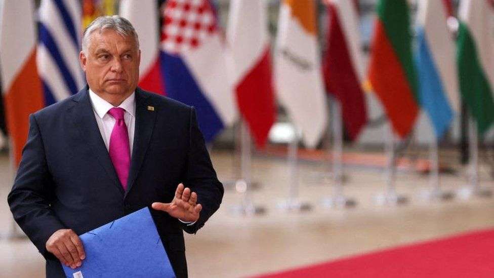 Eyes on Hungary's Orban as EU leaders decide on support for Ukraine