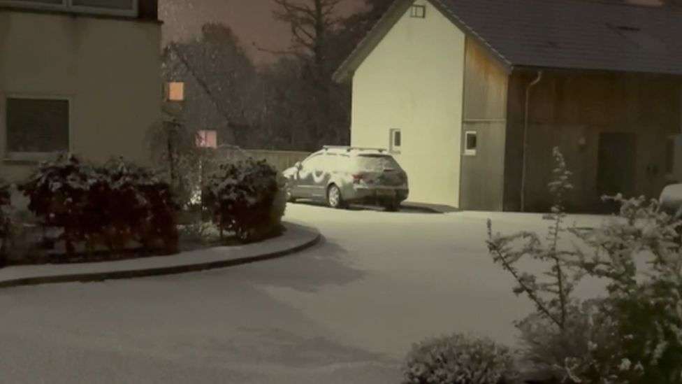 White Christmas in Scotland despite warm temperatures