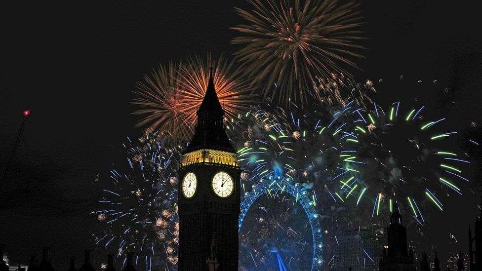 New year: Fireworks and street parties ring in 2024 across UK