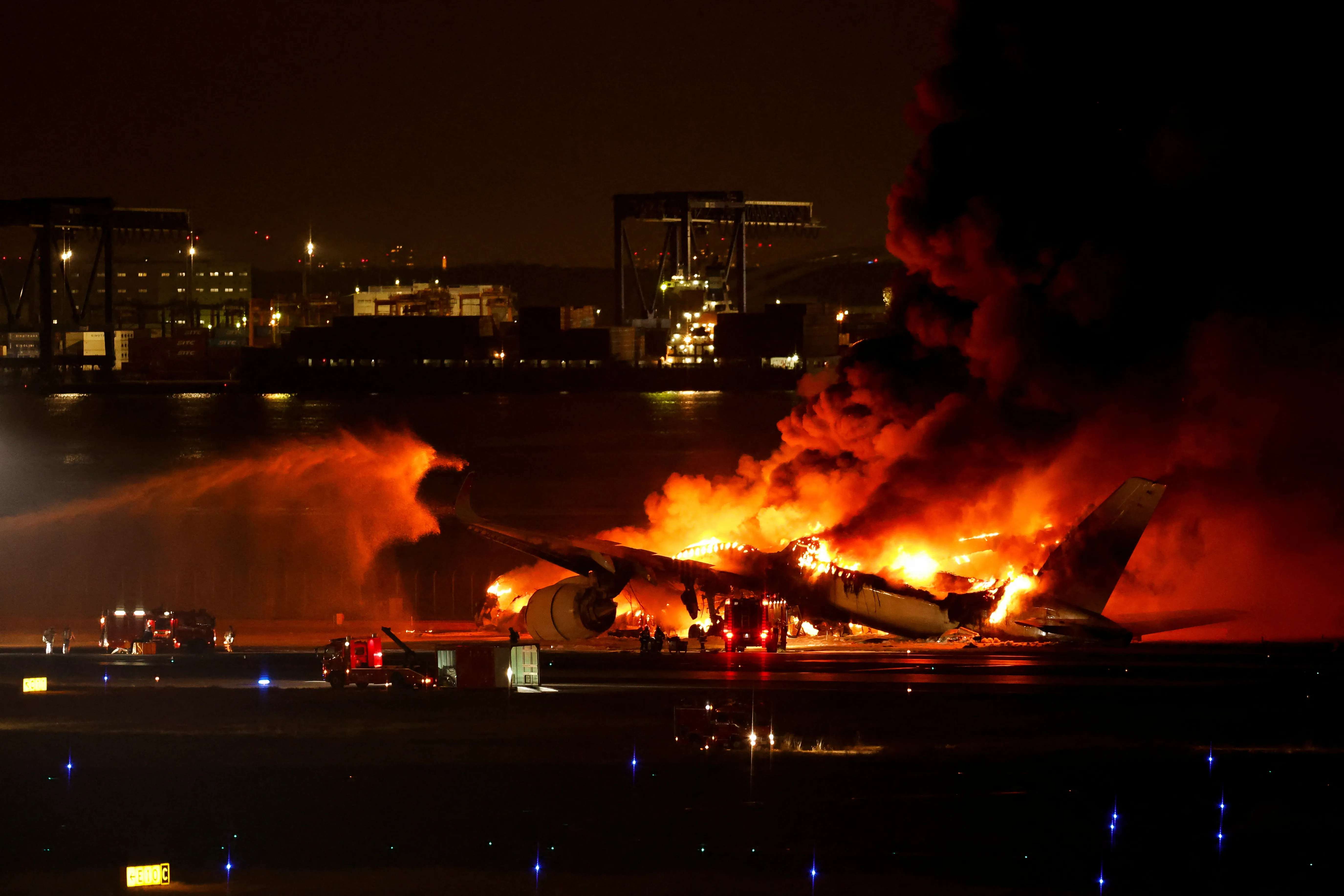 Japan jet crash: How crew pulled off flawless evacuation from plane inferno