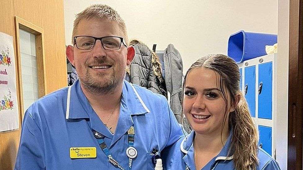 Blackpool dad and daughter start as mental health nurses together