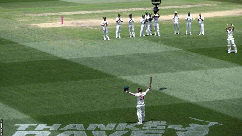 David Warner: Australia thrash Pakistan by eight wickets in opening batter's final Test