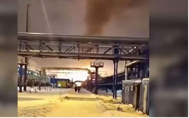 Ukraine drones hit St Petersburg gas terminal in Russia