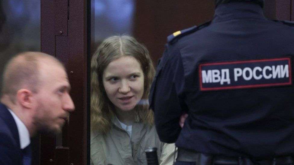 Darya Trepova: Russian woman jailed for 27 years for cafe bomb killing