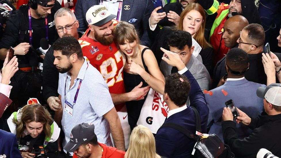 Super Bowl 2024: Taylor Swift celebrates boyfriend Travis Kelce's NFL win