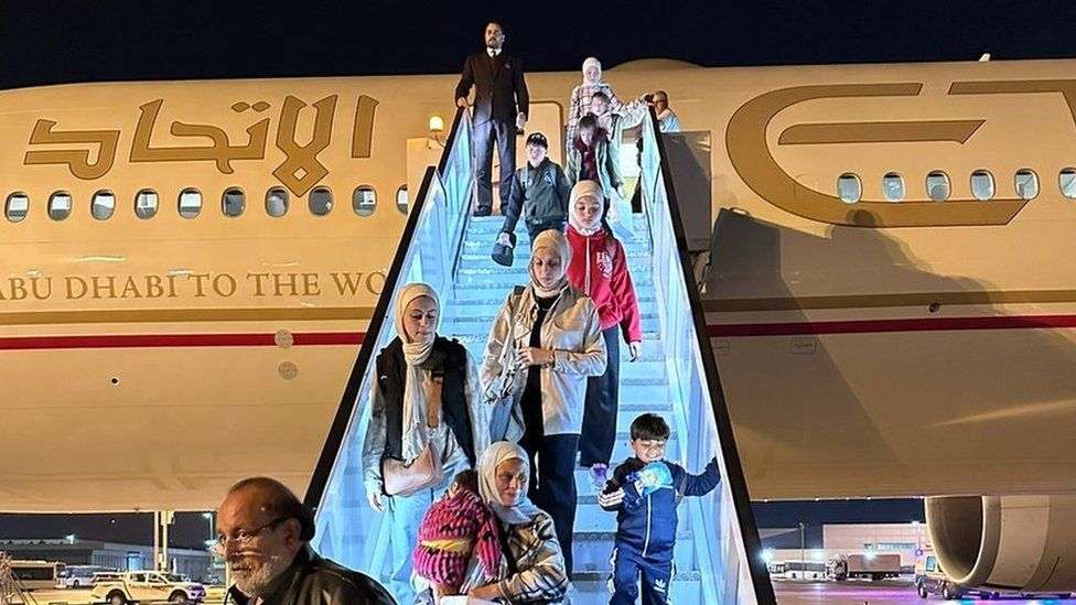 Israel-Gaza: On board the plane evacuating injured Palestinians