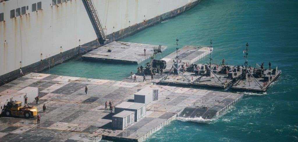 How the US military plans to construct a pier and get food into Gaza