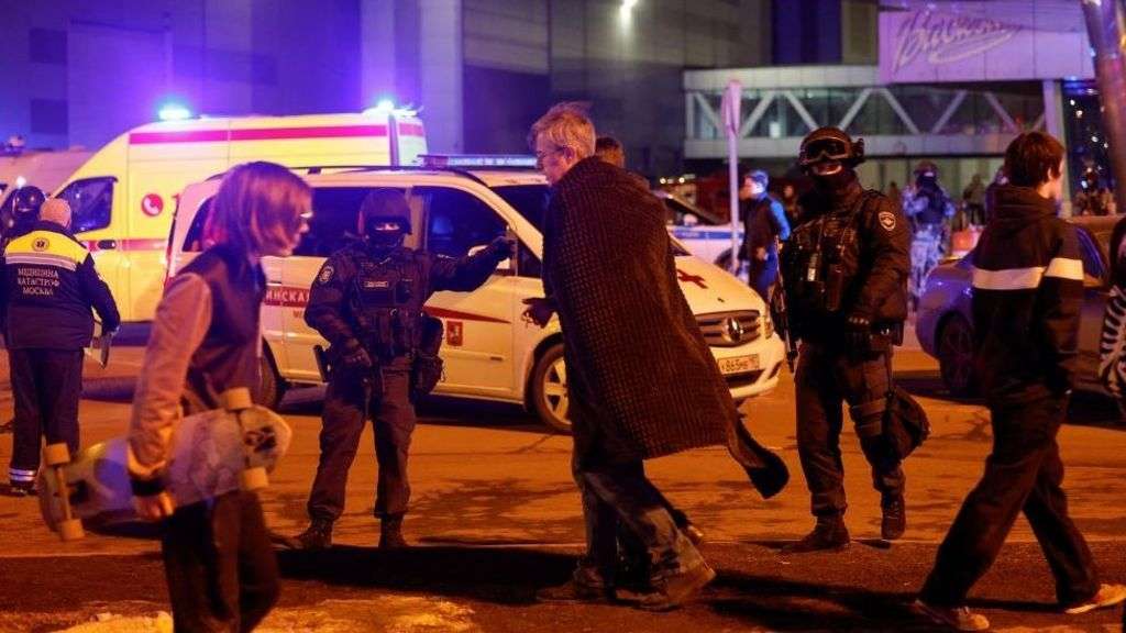 Gunmen kill 115 at Crocus City Hall in Moscow attack