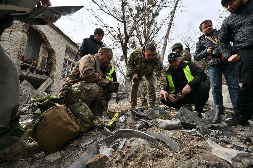 Ukraine war: Several injured as Russian missiles target Kyiv