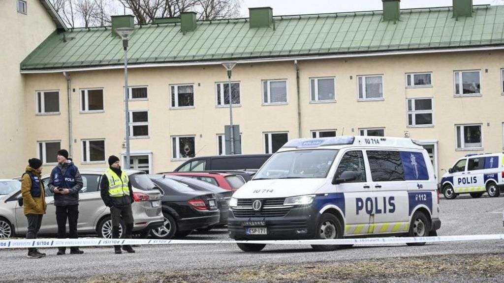 Finland shooting: Child held after pupil aged 12 shot dead at school in Vantaa