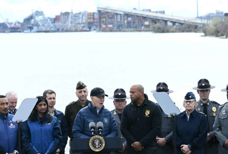 Biden vows to rebuild collapsed Baltimore bridge 'rapidly