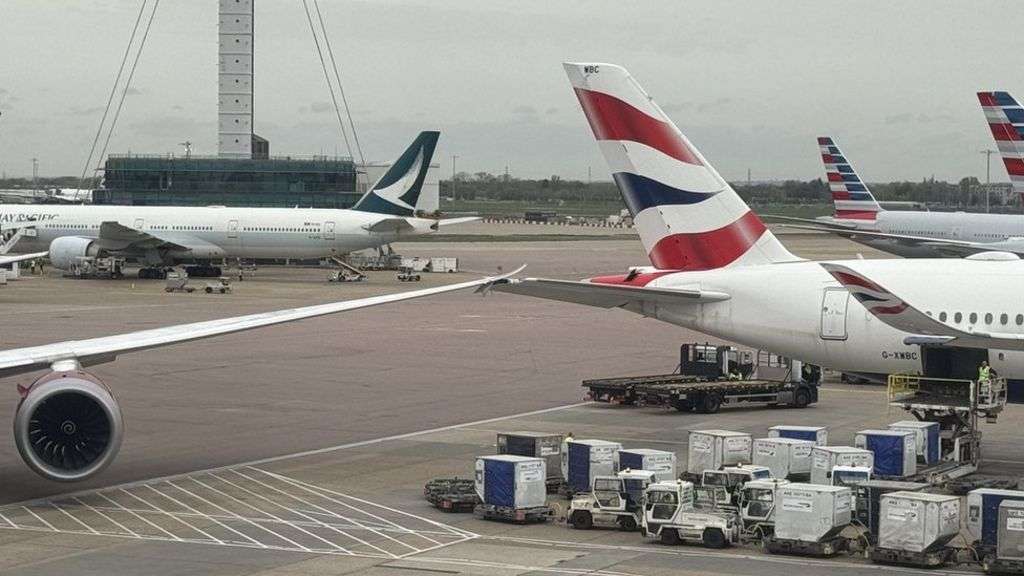 Heathrow Airport: Two planes collide on runway