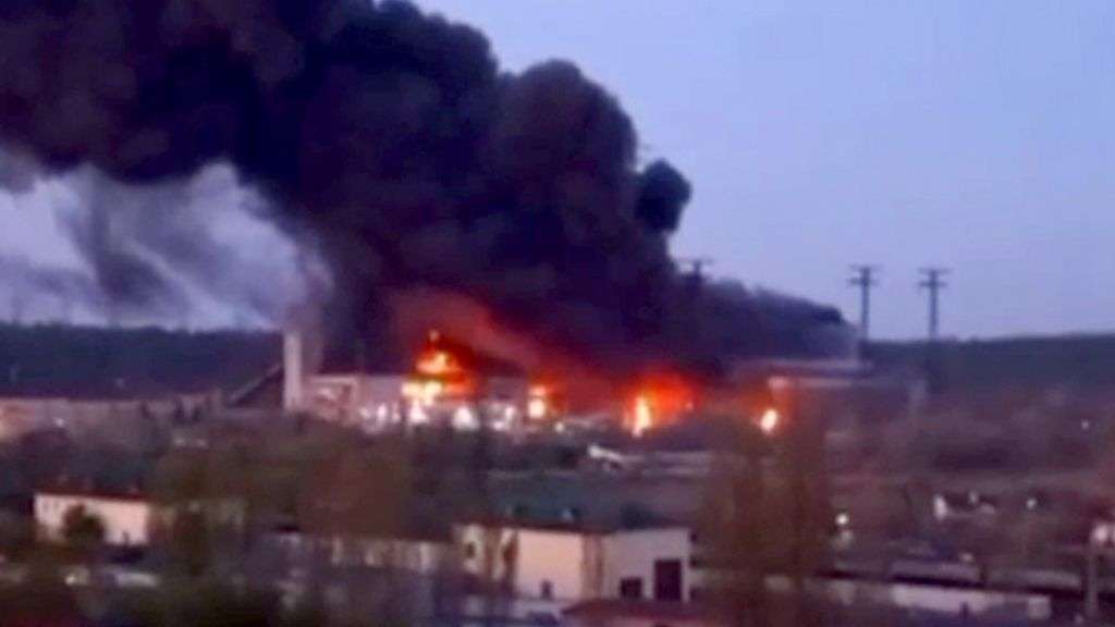 Ukraine war: Key power plant near Kyiv destroyed by Russian strikes