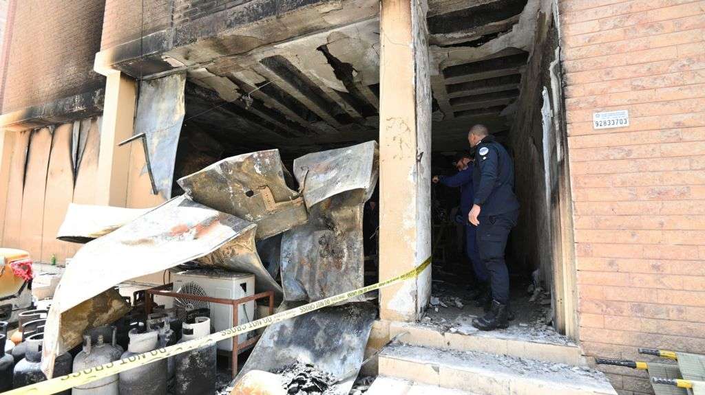 Dozens dead as fire engulfs Kuwait residential block
