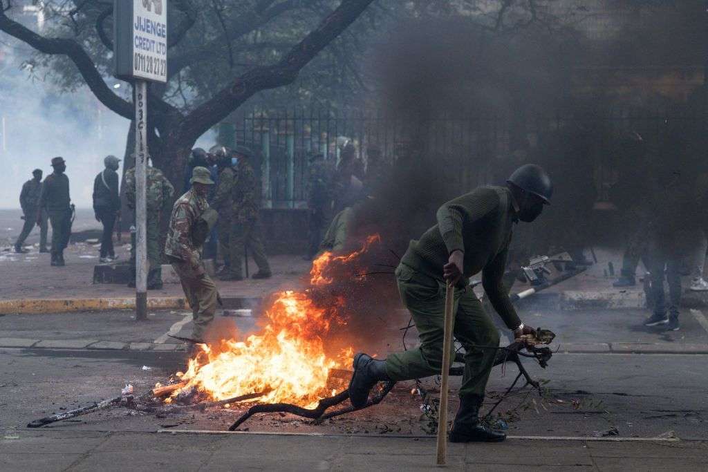 Anger after man shot dead in Kenyan anti-tax protests