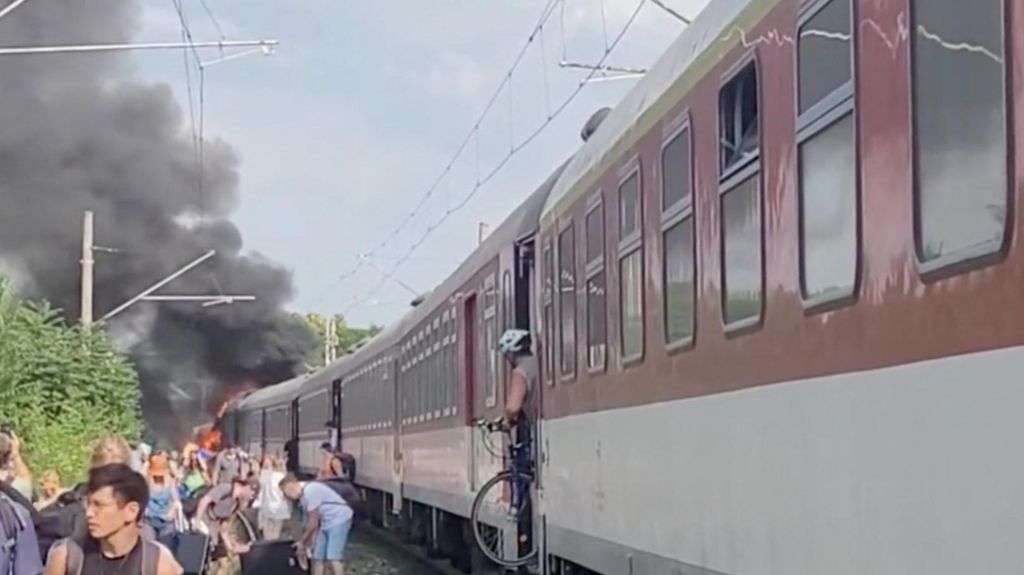 Seven dead after train and bus collide at Slovakia level-crossing