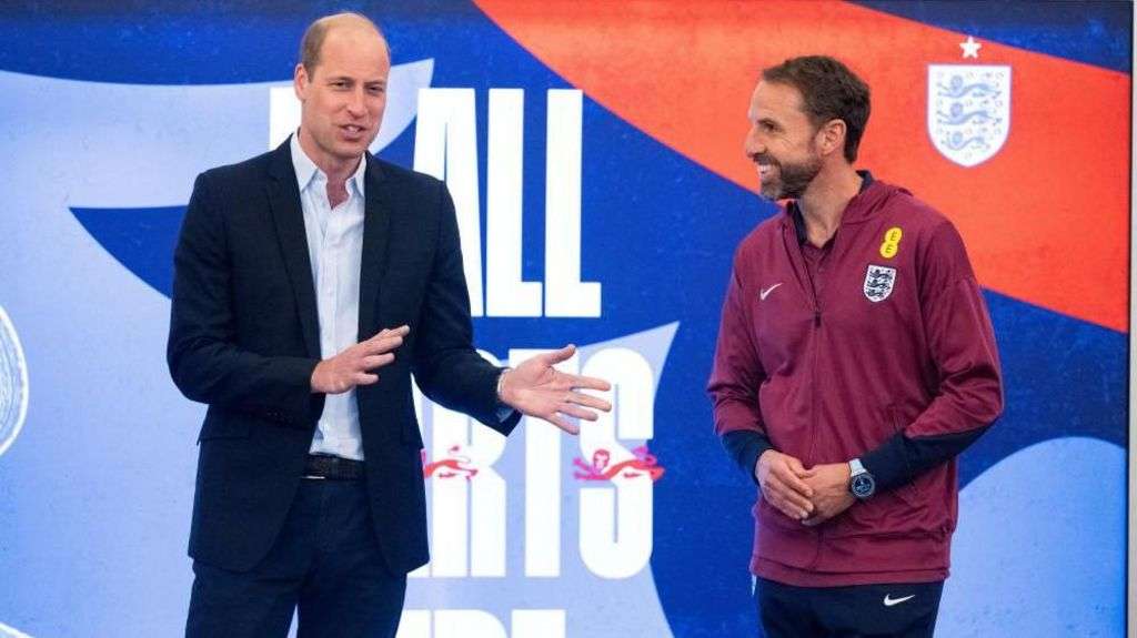 Prince William praises Southgate as 'all-round class act'