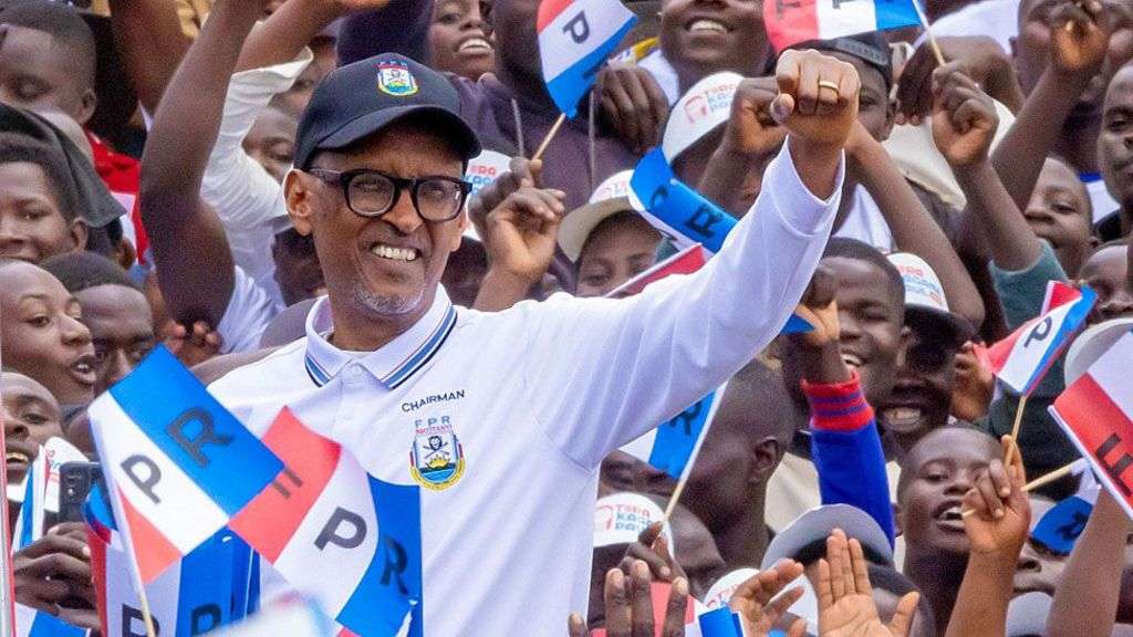 Rwanda's president smashes his own election record