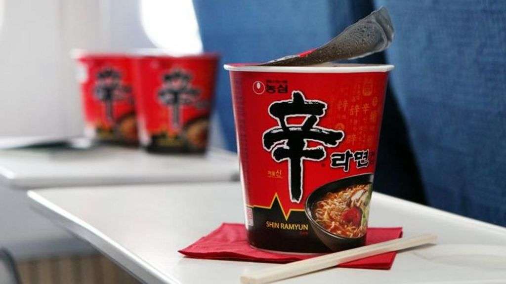 Turbulence takes instant noodles off Korean Air menu