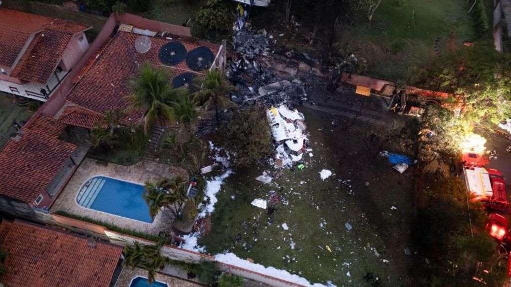 Plane crash in Brazil's São Paulo state kills all 61 on board