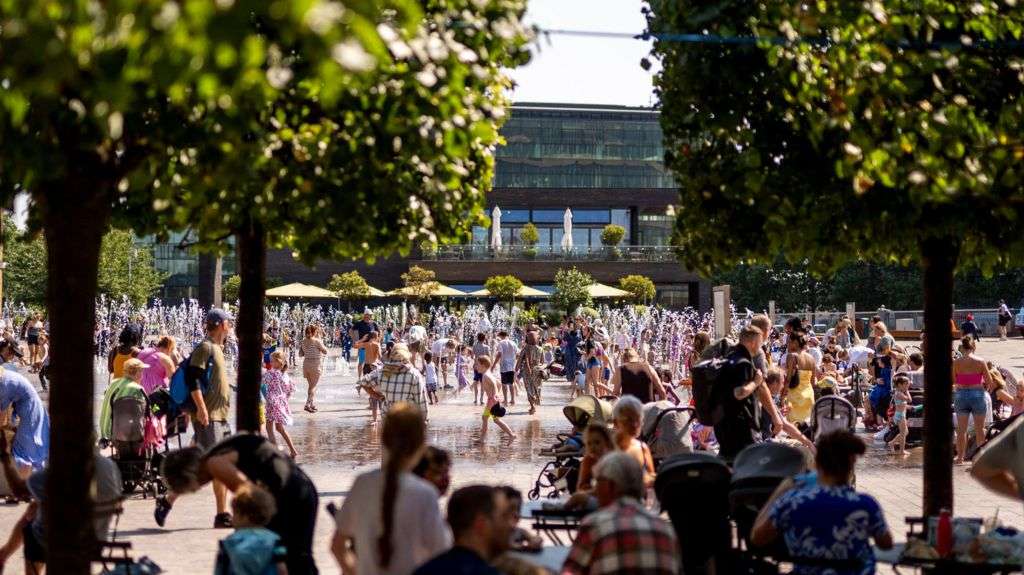 UK sees hottest day of 2024 as temperatures hit 34.8C