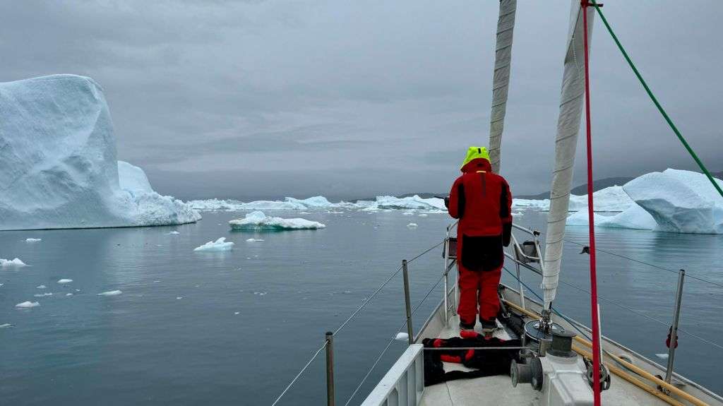 In the midnight sun, slaloming through icebergs' - brothers on perilous Arctic voyage