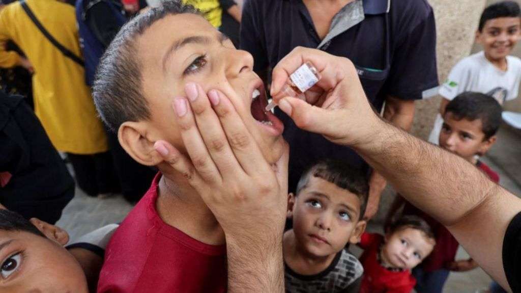 Gaza polio vaccine rollout starts well, UN says