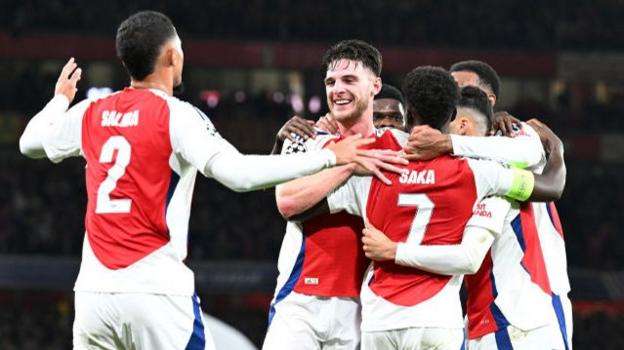 Arsenal's first-half show sinks Paris St-Germain