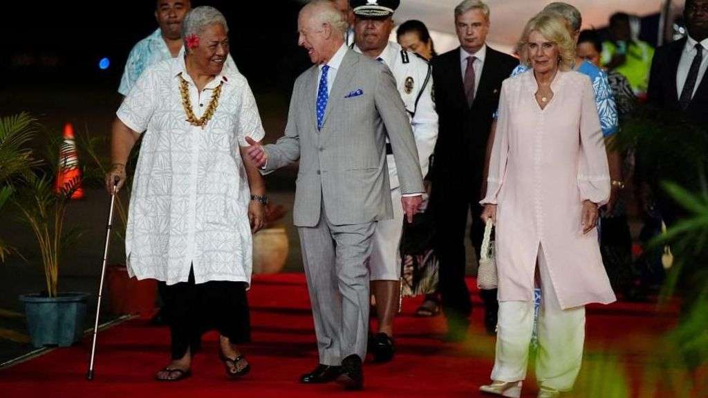 King and Queen arrive in Samoa to red carpet welcome