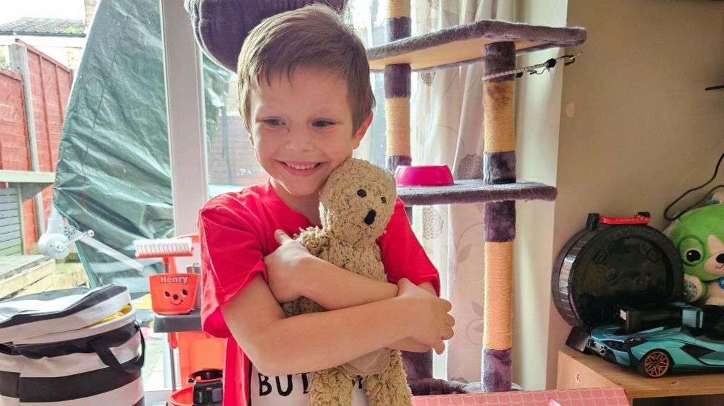 Boy fundraising for 'stoma bears' to help others