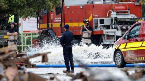 Spain rescuers search underground parking as fresh flooding hits Barcelona