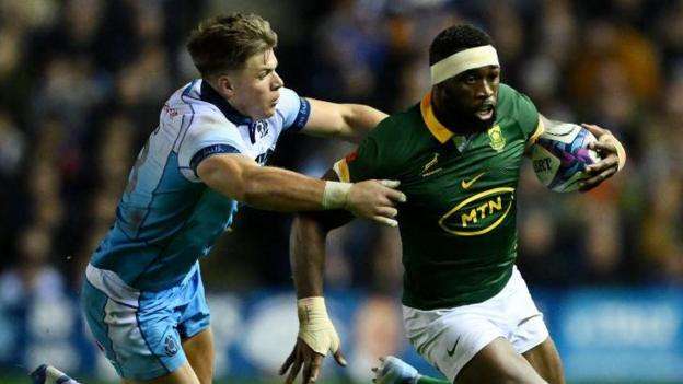 Scotland lose intense scrap with dogged Springboks