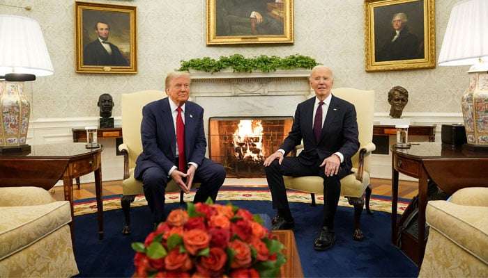 Biden and Trump promise smooth transition in White House meeting