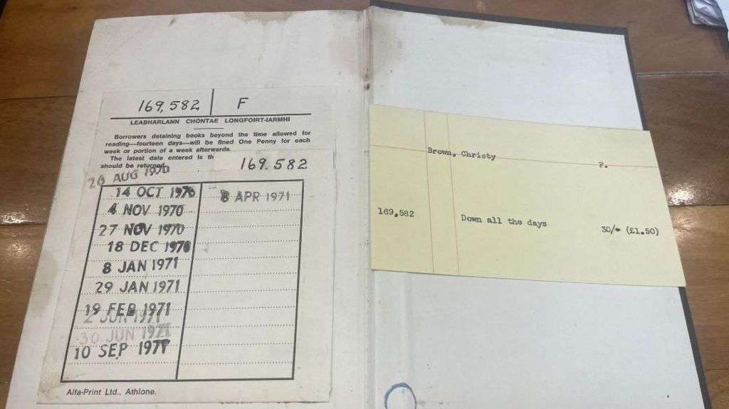 Christy Brown book returned to Irish library after 53 years