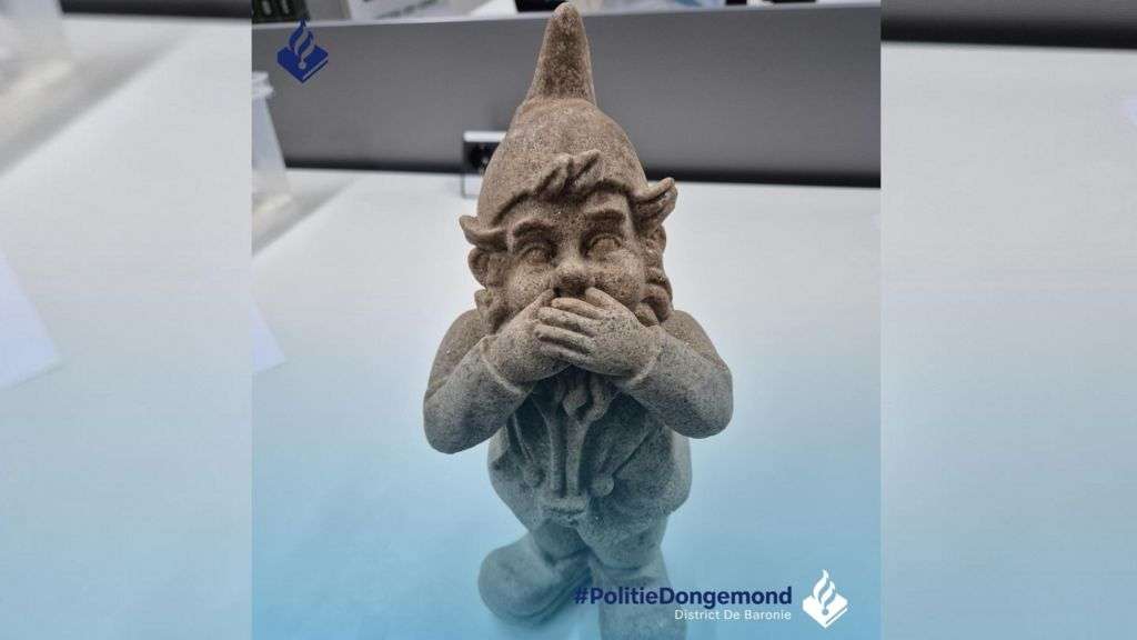 Dutch police find gnome made of MDMA during drug bust