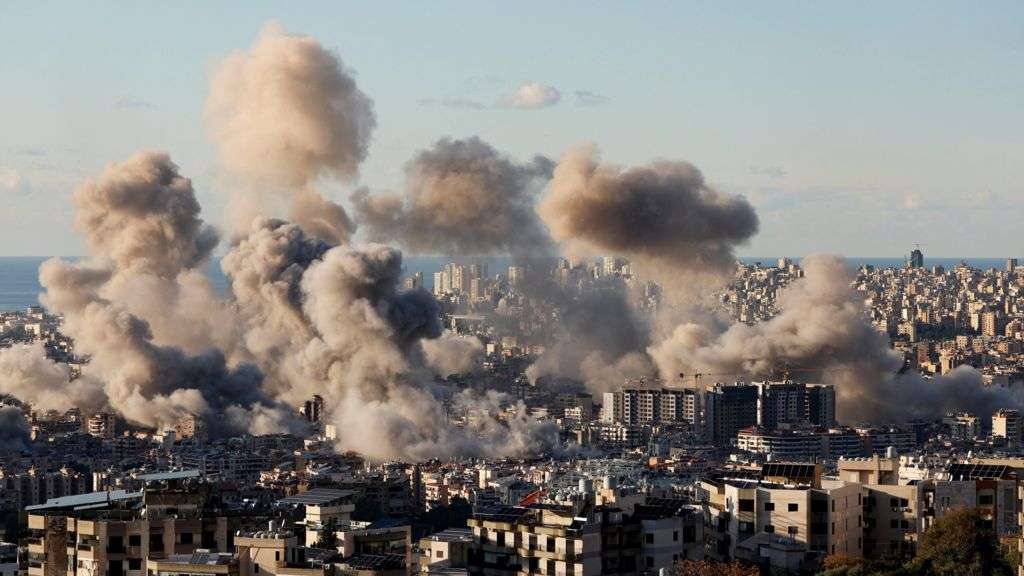 Israel strikes Beirut as security cabinet prepare to vote on Hezbollah ceasefire