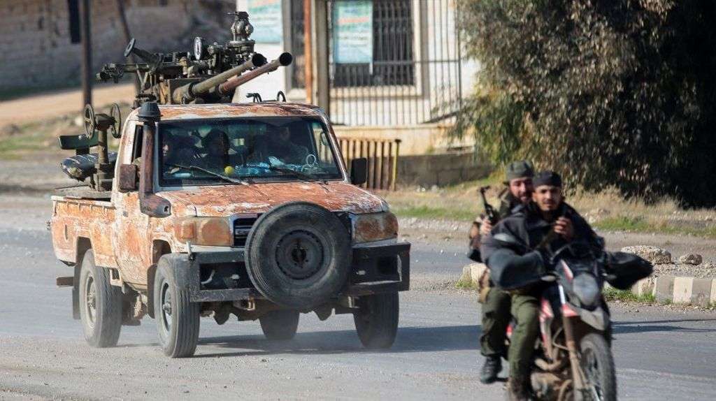 Russian strikes hit Aleppo as rebels take control