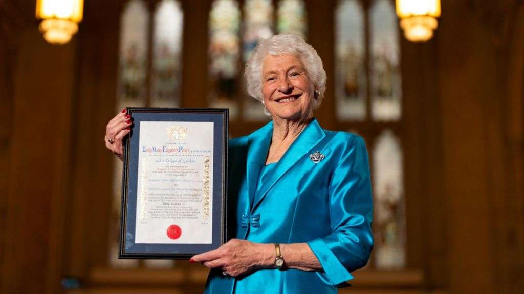 Olympian receives Freedom of City of London